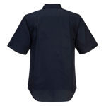Adelaide-Short-Sleeve-Light-Weight-Shirt-Navy-Back-MC905