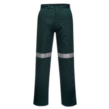 Straight-Leg-Pants-with-Tape-Green-MW705