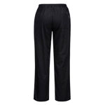 Rachel-Ladies-Chefs-Trousers-Black-Back-C071