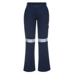 Ladies-Cargo-Pants-with-Tape-Navy-ML709