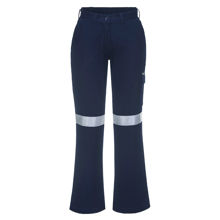 Ladies-Cargo-Pants-with-Tape-Navy-ML709