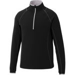 TM17809-KNEW-Knit-Half-Zip-Mens-Black-Silver