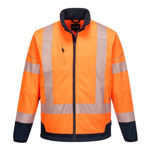 T404-PW3-Hi-Vis-Contrast-Softshell-Orange-Navy