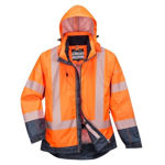 T403-PW3-Hi-Vis-Breathable-Jacket-Orange-Navy