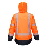 T403-PW3-Hi-Vis-Breathable-Jacket-Orange-Navy-Back