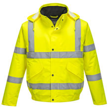 S463-Hi-Vis-Bomber-Jacket-Yellow