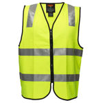  MZ107-Staff-Zip-Vest-DN-Yellow