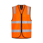 MZ105-Traffic-Controller-Zip-Vest-DN-Orange