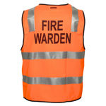 MZ104-Fire-Warden-Zip-Vest-DN-Orange-Back