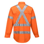 100%-Lightweight-Cotton-Long-Sleeve-Shirt-With-Cross-Back-Tape-Orange-Back