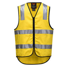 MW338-100%-Cotton-DayNight-Vest-Yellow