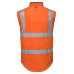 MV278-100%Cotton-Reversible-Vest-Orange-Back