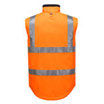 MV214-Polar-Fleece-Reversible-Vest-Orange-Back