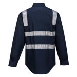 MS908-Brisbane-Shirt-Long-Sleeve-Regular-Weight-Navy-Blue-Back