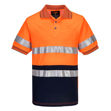 MP310-Short-Sleeve-Cotton-Comfort-Polo-with-Tape-Orange-Navy
