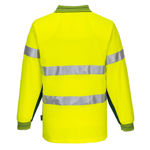 MP313-Long-Sleeve-Cotton-Comfort-Polo-with-Tape-Yellow-Green-Back