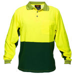 MP213-Long-Sleeve-Cotton-Comfort-Polo-Yellow-Green