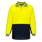 MP213-Long-Sleeve-Cotton-Comfort-Polo-Yellow-Navy