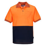 MP210-Short-Sleeve-Cotton-Comfort-Polo-Orange-Navy