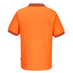 MP210-Short-Sleeve-Cotton-Comfort-Polo-Orange-Navy-Back