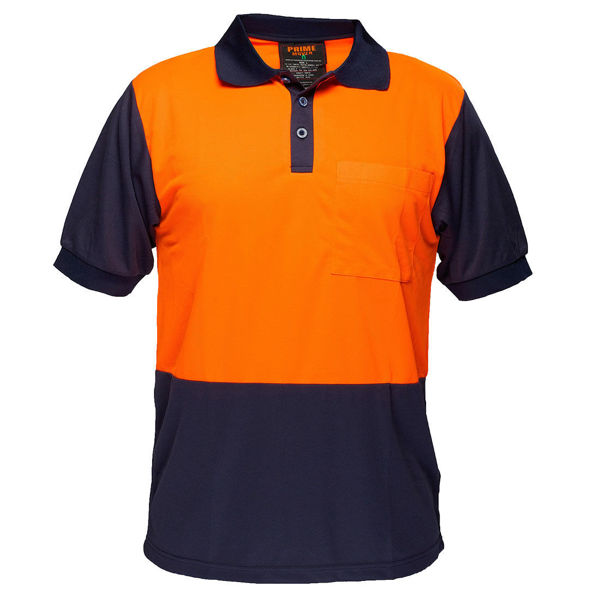 MP152-Two-Toned-Micro-Mesh-Polo-Orange-Navy