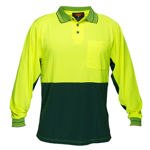 MP113-Long-Sleeve-Micro-Mesh-Polo-Yellow-Green