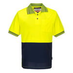 MP110-Short-Sleeve-Micro-Mesh-Yellow-Navy