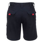 ML702-Ladies-Cargo-Shorts-Navy-Back