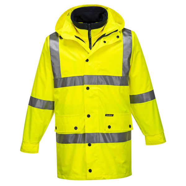 MJ883-Argyle-Full-Day-Night-4-in-1-Jacket-Yellow