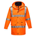 MJ883-Argyle-Full-Day-Night-4-in-1-Jacket-Orange