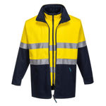 MJ777-Hume-100%-Cotton-4-in-1-Jacket-Yellow-Navy