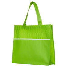 B563-Shopping-Tote-Bag-with-Waves-LimeGreen