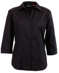 W03-Ladies-Rodeo-3Q-Sleeve-black