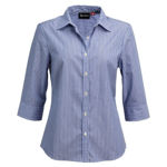 W43-Ladies-York-3Q-Sleeve-Blue