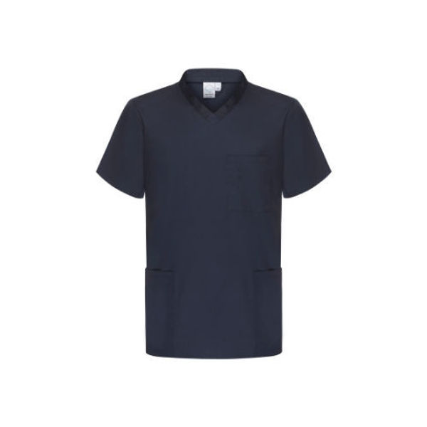 S01-Unisex-Scrubs-Top-Navy