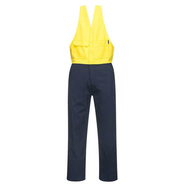 MW311-Regular-Weight-Action-Back-Overalls-Yellow