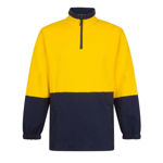 MF515-Cotton-Brush-Fleece-Jumper-Yellow