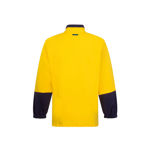 MF515-Cotton-Brush-Fleece-Jumper-Yellow-Back