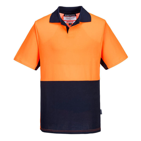 MF210-Short-Sleeve-Food-Industry-Cotton-Comfort-Polo-Orange