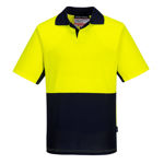 MF210-Short-Sleeve-Food-Industry-Cotton-Comfort-Polo-Yellow