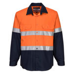 MF101-Flame-Resistant-Shirt-Orange-Navy