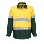 MA801-Hi-Vis-Two-Tone-Lightweight-LS-Shirt-Yellow-Green