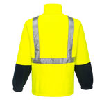 K8162-Utility-Polar-Fleece-Jumper-Yellow-Navy-Back