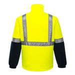 K8158-Convoy-Polar-Fleece-Jacket-Yellow-Navy-Back