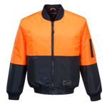 K8160-Bomber-Jacket-Orange-Navy