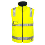 K8132-Reversible-Polar-Fleece-Traffic-Vest-Yellow