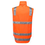 K8132-Reversible-Polar-Fleece-Traffic-Vest-Orange-Back