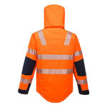 K8108-Shield-Jacket-Orange-Navy-Back