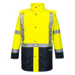 K8104-Farmers-Hi-Vis-Jacket-Yellow-Navy