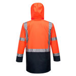 K8104-Farmers-Hi-Vis-Jacket-Orange-Navy-Back